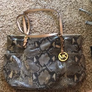 Michael Kors snake skin purse